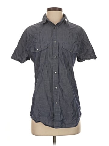 Express Short Sleeve Button-Down Shirt (view 1)