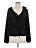 Old Navy 100% Polyester Black Long Sleeve Blouse Size M (tall) - photo 1