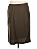 Unbranded 100% Polyester Solid Brown Formal Skirt Size 12 (petite) - photo 2