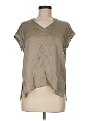 Go By Go Silk Short Sleeve Blouse (view 1)