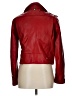 Mackage 100% Polyester Red Faux Leather Jacket Size L - photo 2
