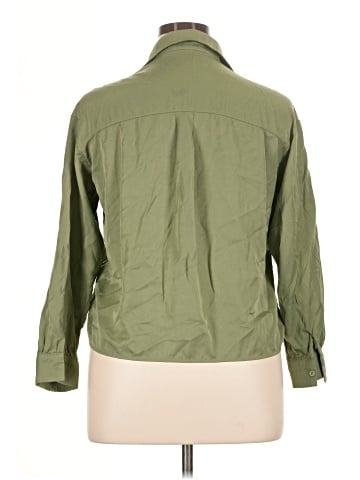 Cache Cache 3/4 Sleeve Button-Down Shirt (view 2)