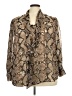 Altuzarra for Target 100% Polyester Animal Print Brown 3/4 Sleeve Blouse Size 3X - photo 1