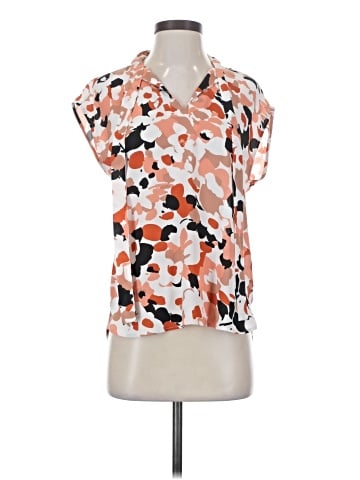 Bar III Short Sleeve Blouse (view 1)