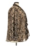 Altuzarra for Target 100% Polyester Animal Print Brown 3/4 Sleeve Blouse Size 3X - photo 4