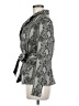 Rachel Roy Collection Paisley Gray Blazer Size M - photo 5