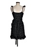 WAYF Polka Dots Black Cocktail Dress Size M - photo 2