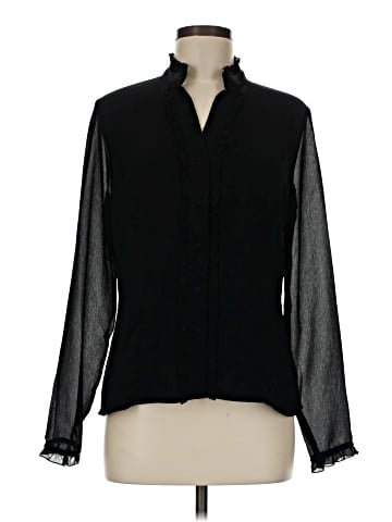Oleg Cassini Long Sleeve Blouse (view 1)