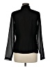 Oleg Cassini 100% Polyester Black Long Sleeve Blouse Size M - photo 2