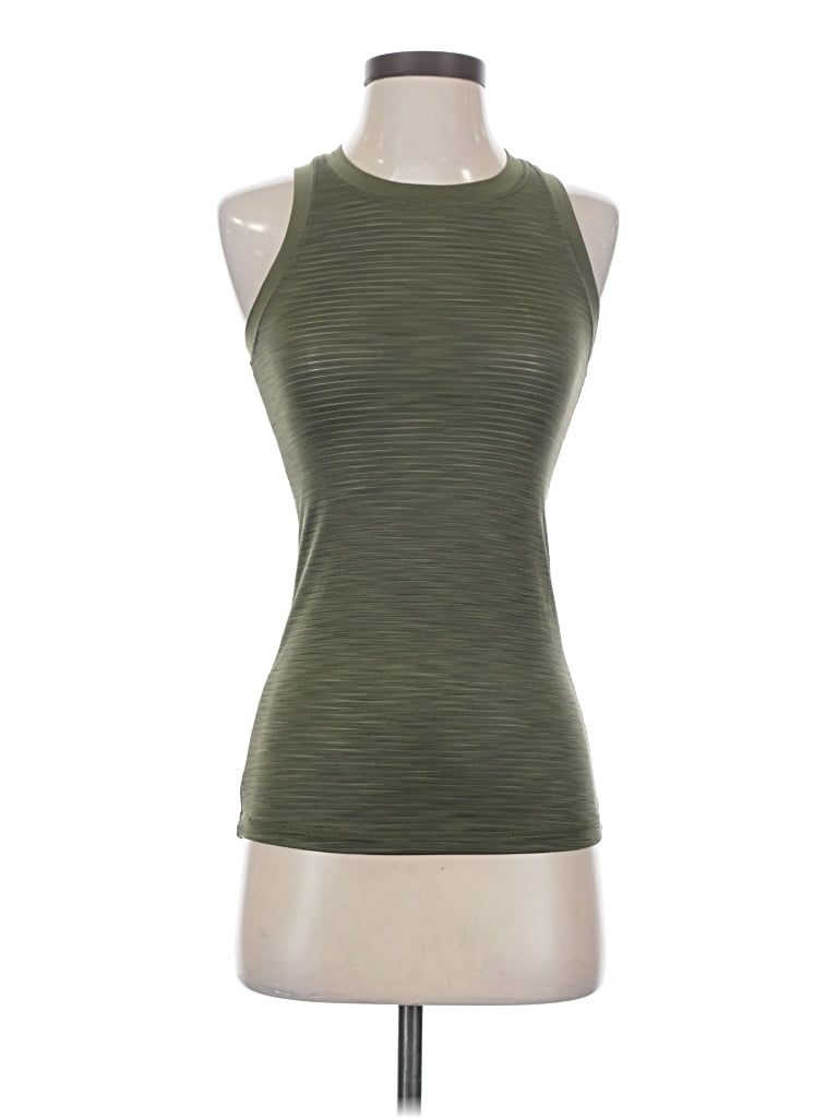 Pre-owned Savvi Active Tank Top In Green