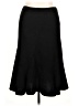 JM Collection Solid Black Formal Skirt Size Lg Petite - photo 1