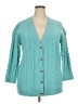 Talbots Teal Cardigan Size 2X Petite - photo 1