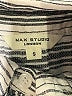 Max Studio 100% Rayon Stripes Silver Long Sleeve Button-Down Shirt Size S - photo 7