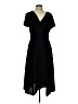 Perceptions Solid Black Cocktail Dress Size L - photo 1