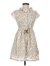 Assorted Brands Polka Dots Ivory Casual Dress Size S - photo 1