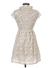 Assorted Brands Polka Dots Ivory Casual Dress Size S - photo 2