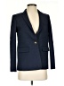 J.Crew Collection Blue Wool Blazer Size 00 - photo 1