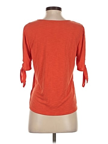Green Envelope 3/4 Sleeve Top (view 2)