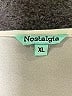 Nostalgia 100% Polyester Ivory 3/4 Sleeve Blouse Size XL - photo 7