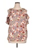 Live 4 Truth 100% Polyester Tan Sleeveless Blouse Size 1X - photo 1