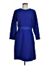 J.Crew Solid Blue Cocktail Dress Size 8 - photo 1