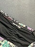 Unbranded Paisley Green Black Swimsuit Bottoms Size M - photo 3
