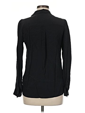 Tegan Long Sleeve Silk Top (view 2)