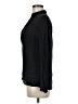 Tegan 100% Silk Black Long Sleeve Silk Top Size 6 - photo 5