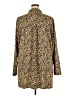Boohoo Animal Print Gold Long Sleeve Blouse Size 20 - photo 2