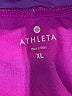 Athleta Stripes Purple Athletic Shorts Size XL - photo 3