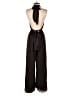 AaKaa 100% Polyester Tweed Brown Jumpsuit Size S - photo 2