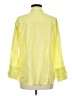 Zara Basic Color Block Yellow 3/4 Sleeve Button-Down Shirt Size M - photo 2