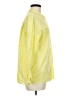 Zara Basic Color Block Yellow 3/4 Sleeve Button-Down Shirt Size M - photo 4