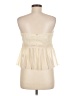 Shein 100% Polyester Ivory Sleeveless Blouse Size 8 - 10 - photo 2