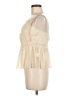 Shein 100% Polyester Ivory Sleeveless Blouse Size 8 - 10 - photo 5