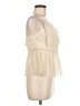 Shein 100% Polyester Ivory Sleeveless Blouse Size 8 - 10 - photo 4