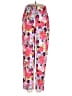 Liquorish Floral Pink Casual Pants Size 0 - photo 1