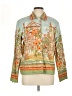 Coldwater Creek Print Orange Jacket Size L - photo 1