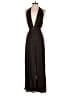 AaKaa 100% Polyester Tweed Brown Jumpsuit Size S - photo 1