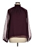 Joie 100% Polyester Solid Burgundy Long Sleeve Turtleneck Size XL - photo 1