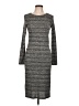 Ginger G. Tweed Gray Casual Dress Size L - photo 1