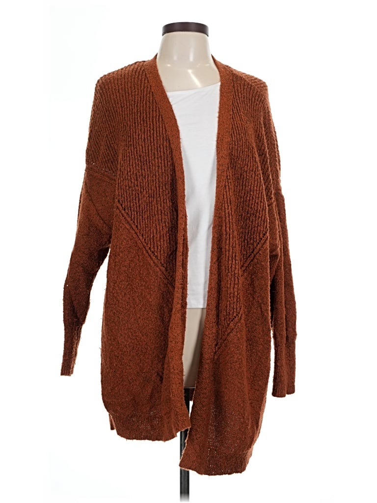 Pre-owned Christopher & Banks Cardigan Sweater In Brown