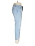 a.n.a. A New Approach Solid Blue Jeans Size 10 - photo 4