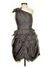 White by Vera Wang 100% Polyester Gray Cocktail Dress Size 0 - photo 1