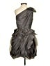 White by Vera Wang 100% Polyester Gray Cocktail Dress Size 0 - photo 2