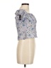 Intermix 100% Silk Blue Sleeveless Silk Top Size 6 - photo 4