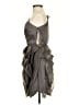 White by Vera Wang 100% Polyester Gray Cocktail Dress Size 0 - photo 5
