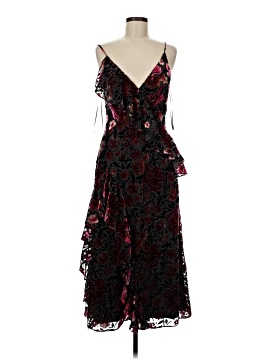 black lace open back bodycon dress Enigma Lace-Back Bodycon Dress main image 0