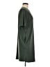 Things Between Solid Green Casual Dress Size M - photo 4