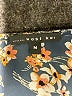 West Kei 100% Polyester Blue 3/4 Sleeve Blouse Size M - photo 7